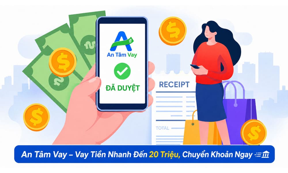 An Tâm Vay – Vay Tiền Nhanh Đến 20 Triệu, Chuyển Khoản Ngay